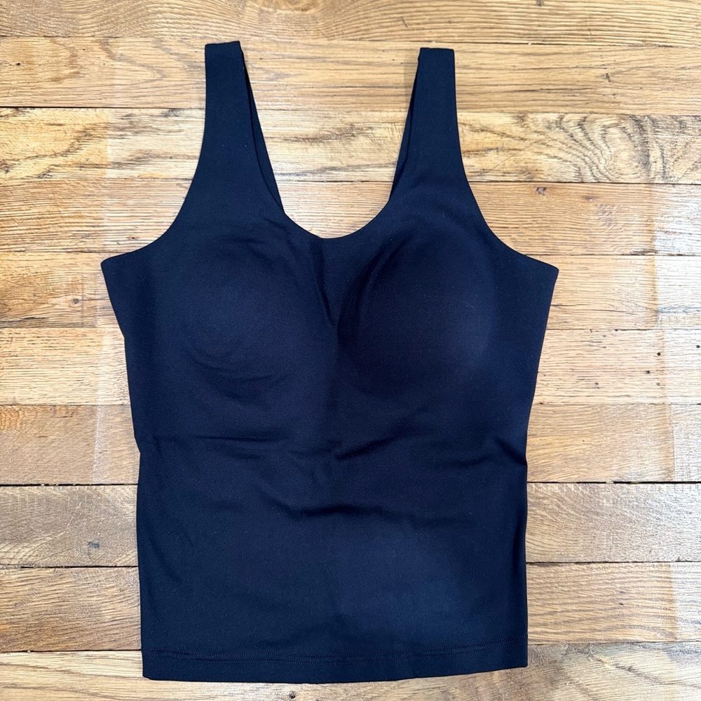 Baleaf Black Fitted Sleeveless Tank Top U Back S-M